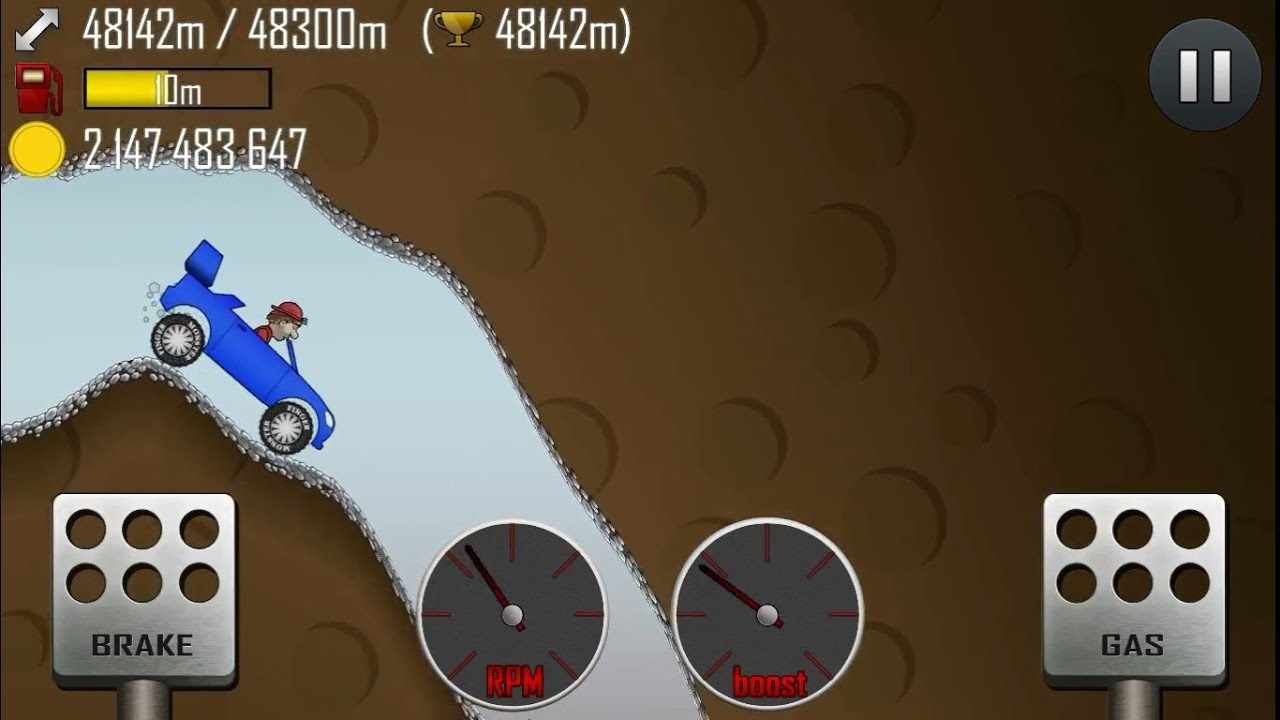 Hill Climb Racing - 49453m in Cave