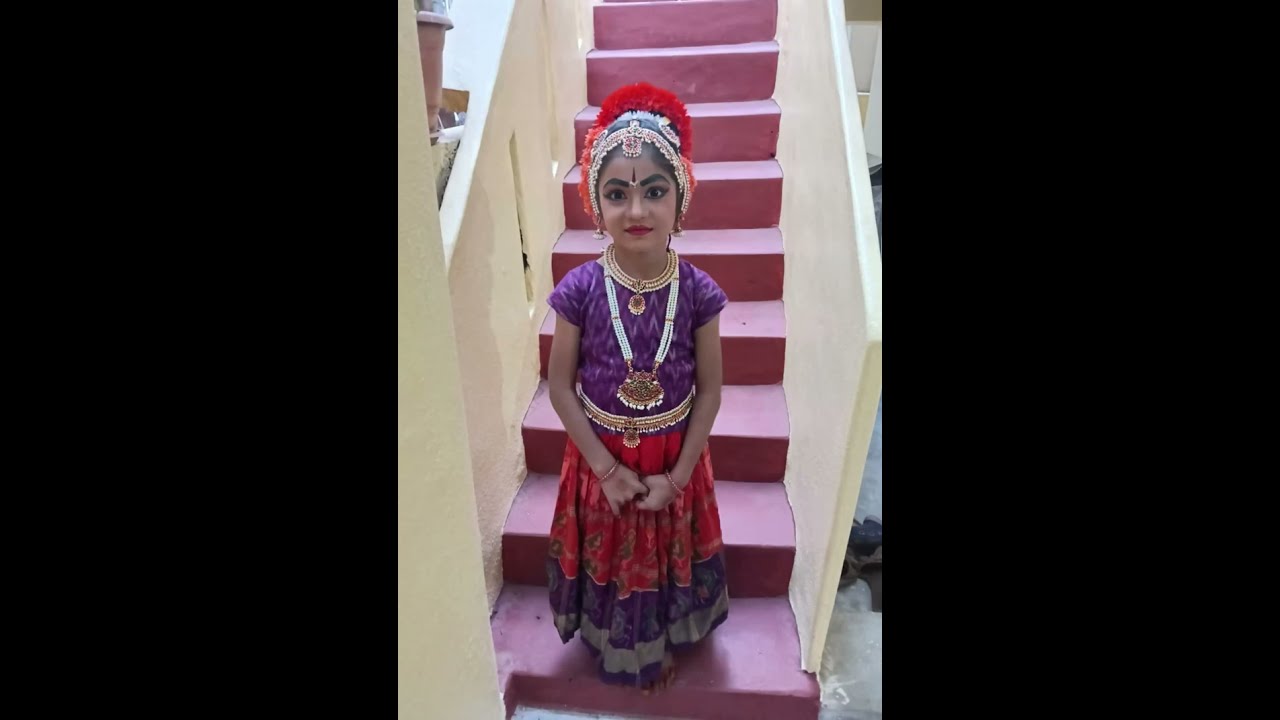 శివ తాండవం#shiva #bharathanatyam #classical #dance #performance #cute #kids #dancing #together #doll