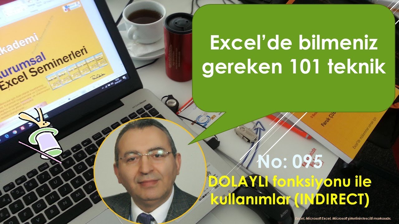Excelde DOLAYLI fonksiyonu ile işlemler (INDIRECT)