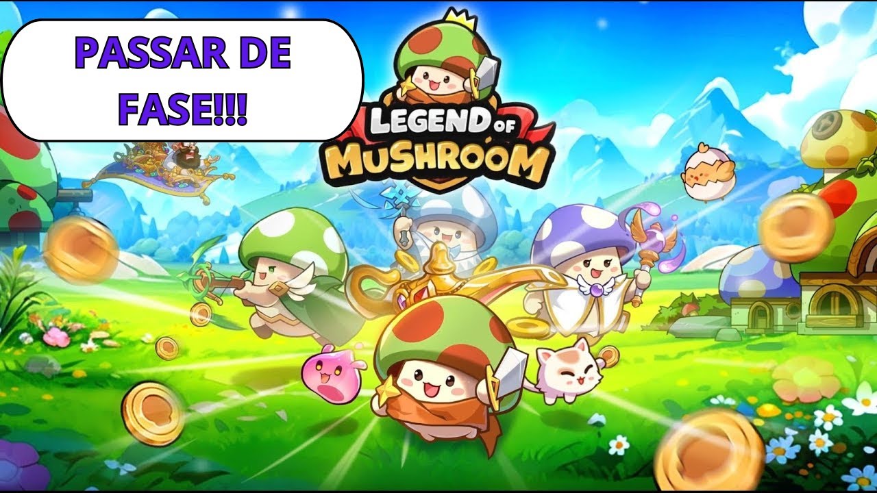 DICA DE COMO DESTRAVAR NAS FASES DO LEGEND OF MUSHROOM - IDLE RPG