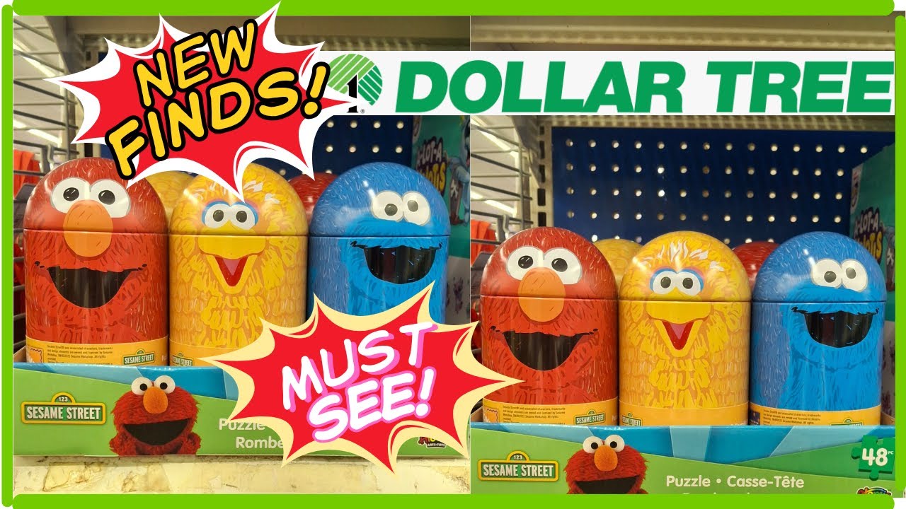 “Dollar Tree Must-See Haul! 😯 NEW Sesame Street Finds + More!