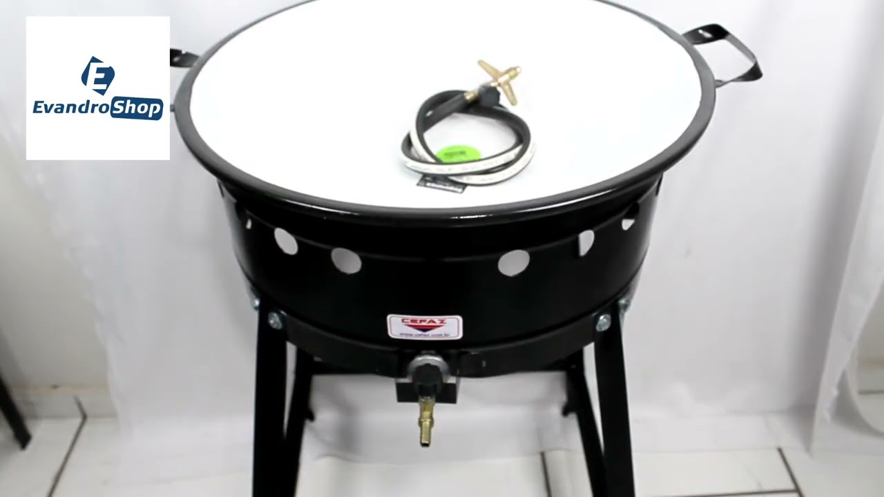 Tacho A G&aacute;s Profissional 10 e 12 Litros N18 e N20 Alta Press&atilde;o Preto FP18 e FP20 Cefaz | EvandroShop