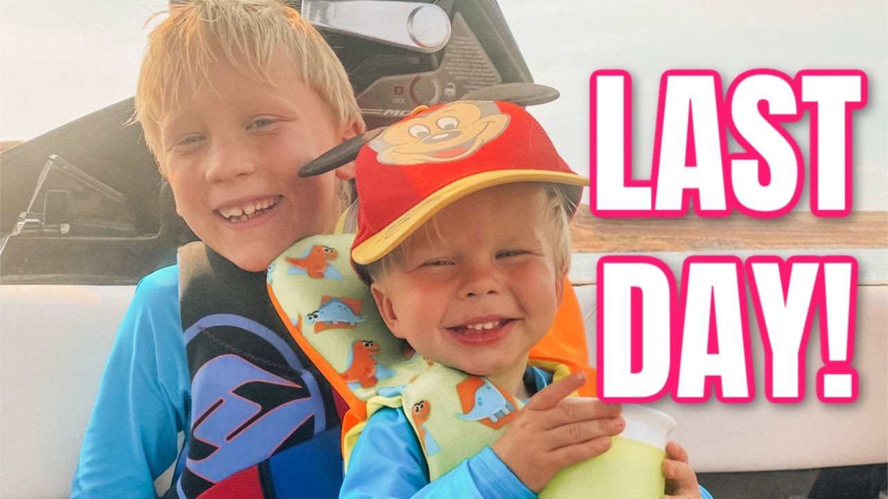 Last day of lake vacation for family of 7! | MEET THE MILLERS FAMILY VLOGS