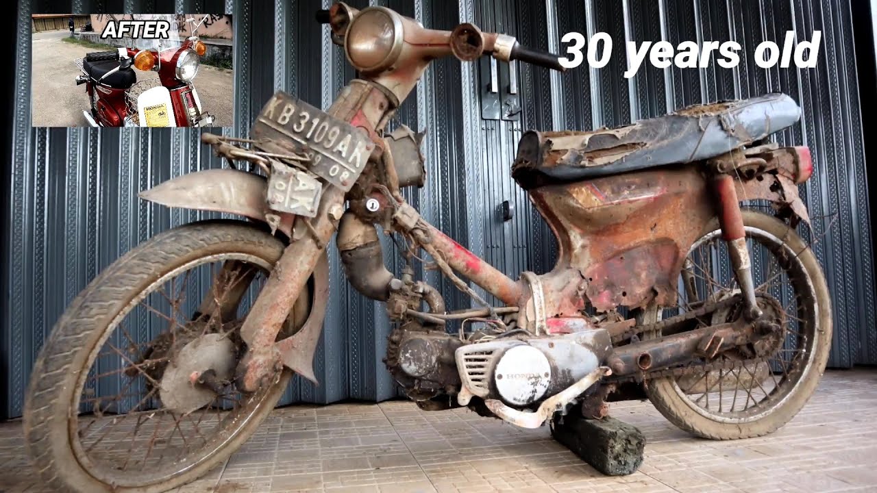 Full Restoration Abandoned Old Motocyles Honda C70 - Part 5 (Final 🔥).