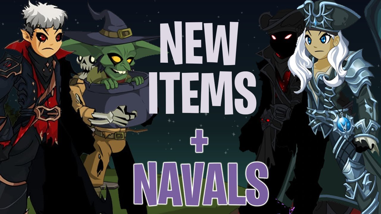 AQW Darkon Naval + Dragonlord Naval | Plus Mogloween Gear and Lots of TLAPD Items!