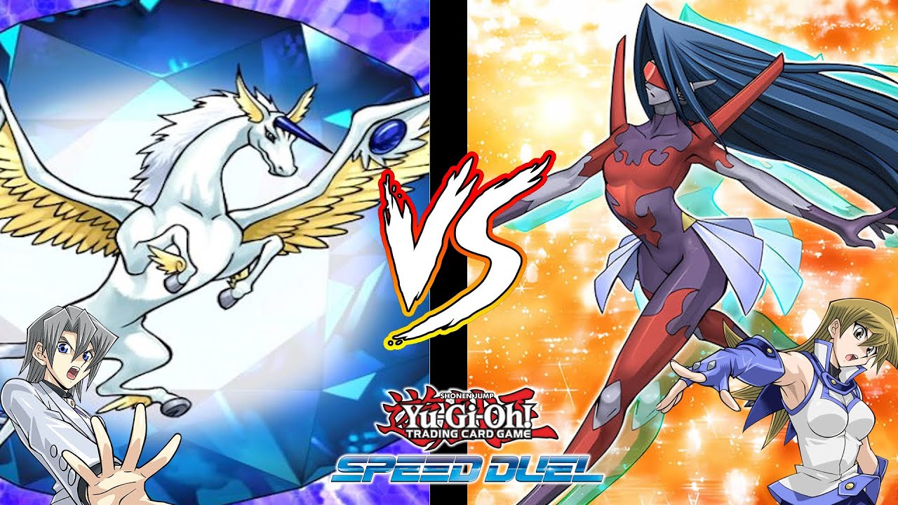 Yugioh Speed Duel Match Crystal Beast VS Cyber Blader