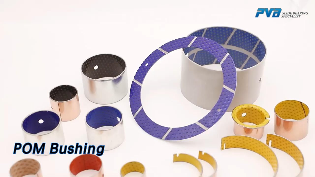 Steel Back POM Bushing DX Bearings Composite Cylindrical Wear Resistant