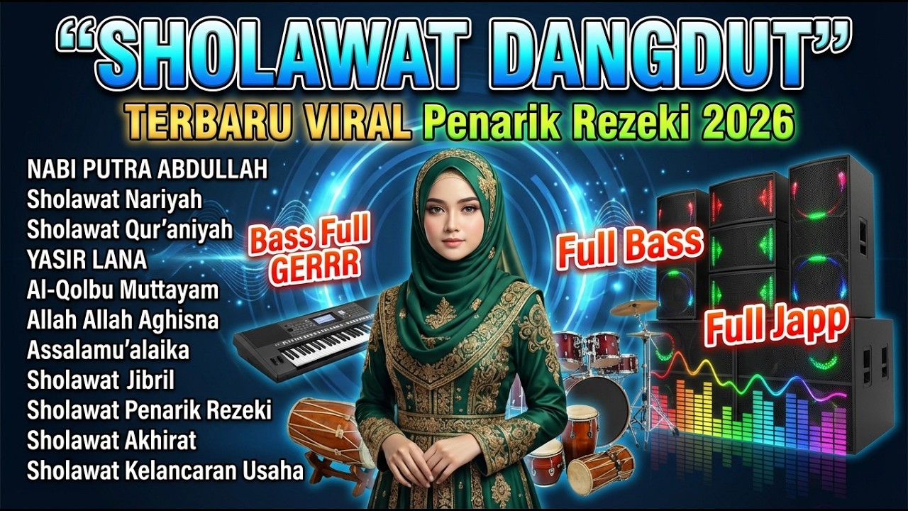 Lantunan Sholawat Nabi Pembawa Keberkahan | Membantu Rezeki Mengalir Lebih Tenang