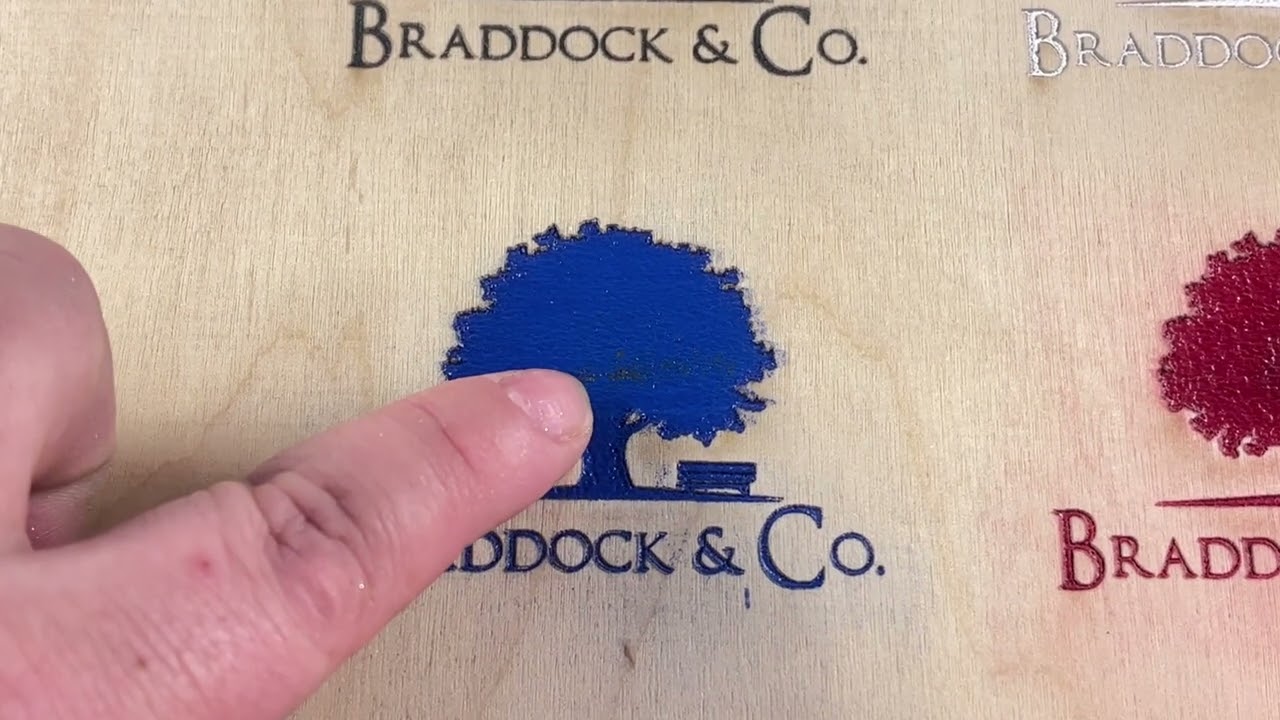 Powder Coating Engraving on a Laser