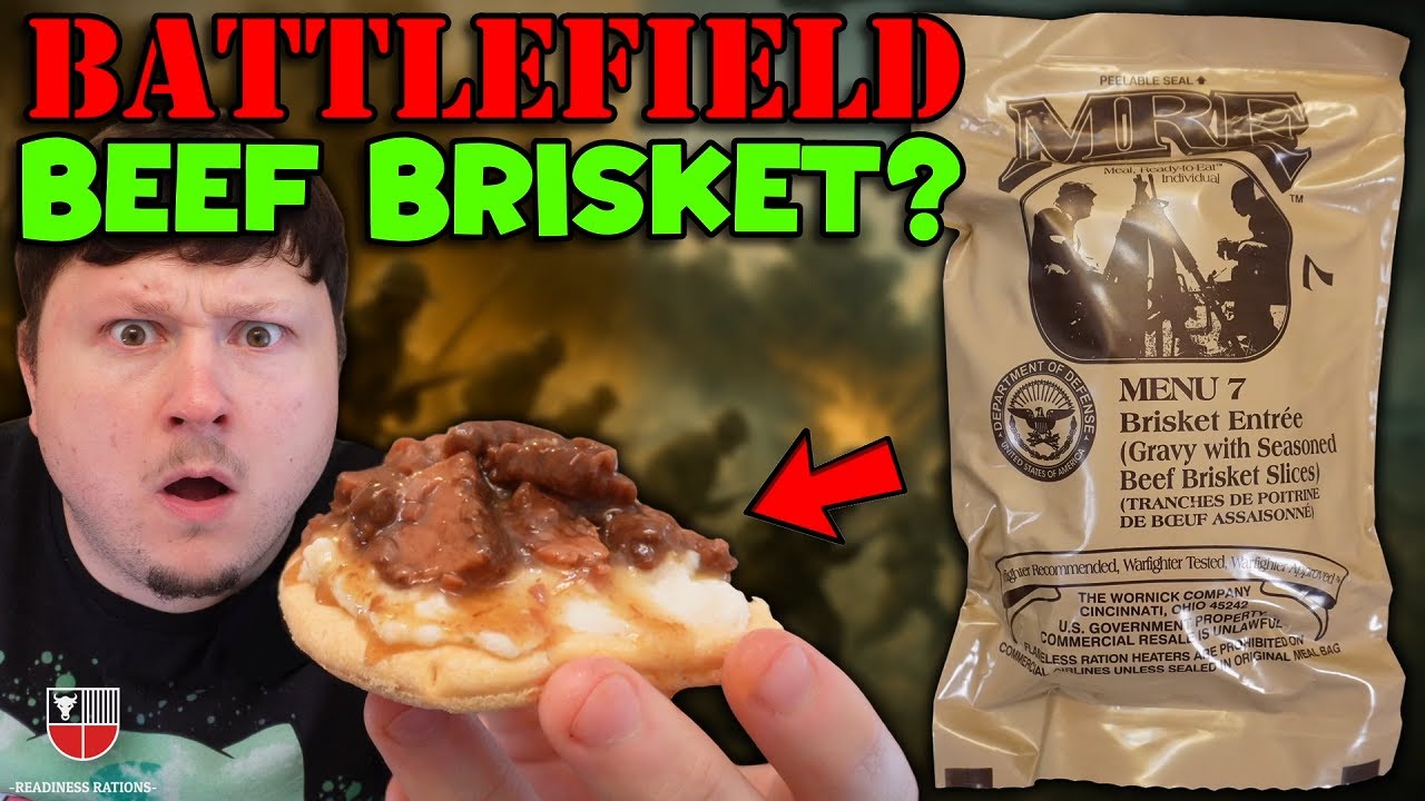 US Army Beef Brisket MRE | Why Was It Cancelled? 🥩 (2015) Menu 7 Military Meal Ready To Eat Review