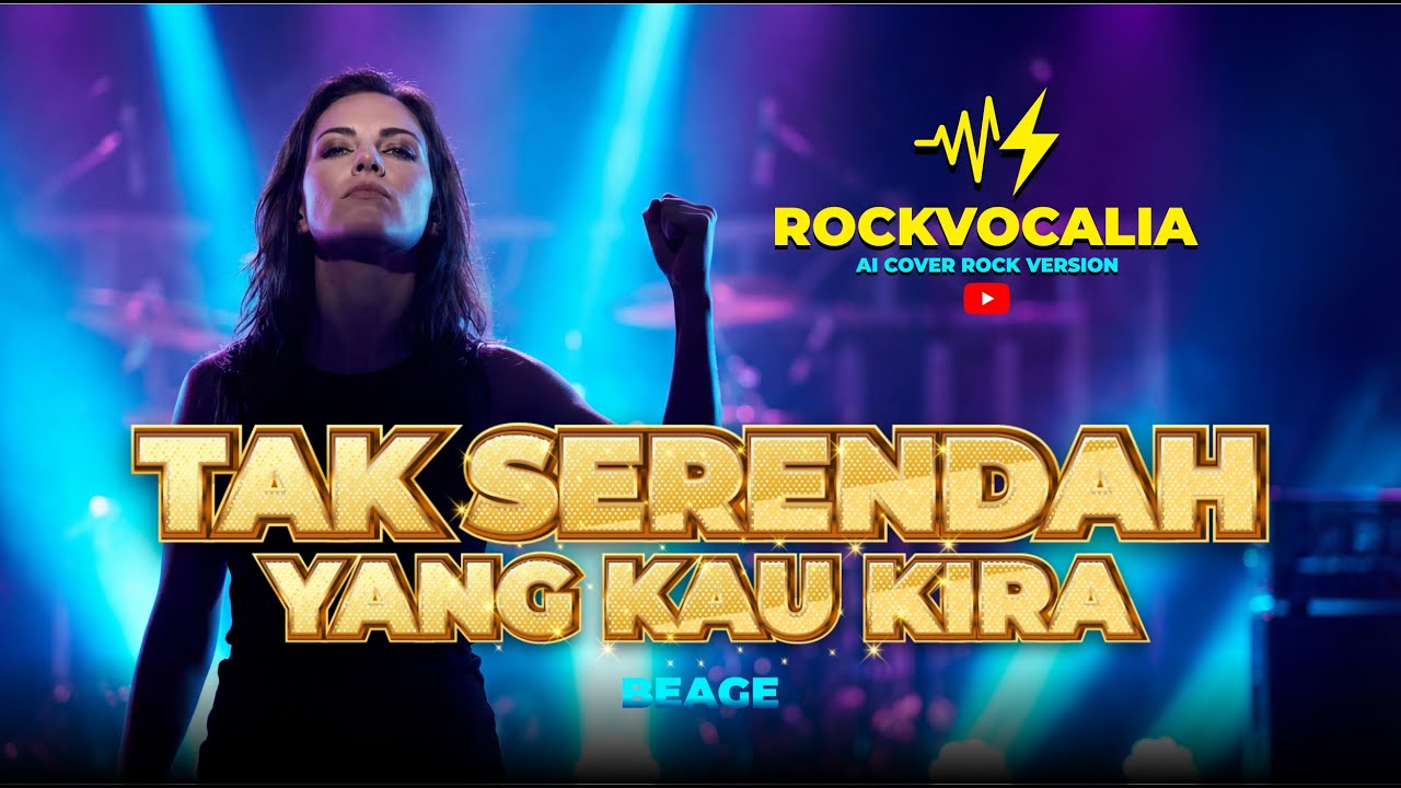 Tak Serendah Yang Kau Kira (T.S.Y.K.K) - Beage | AI Cover Rock Version by RockVocalia