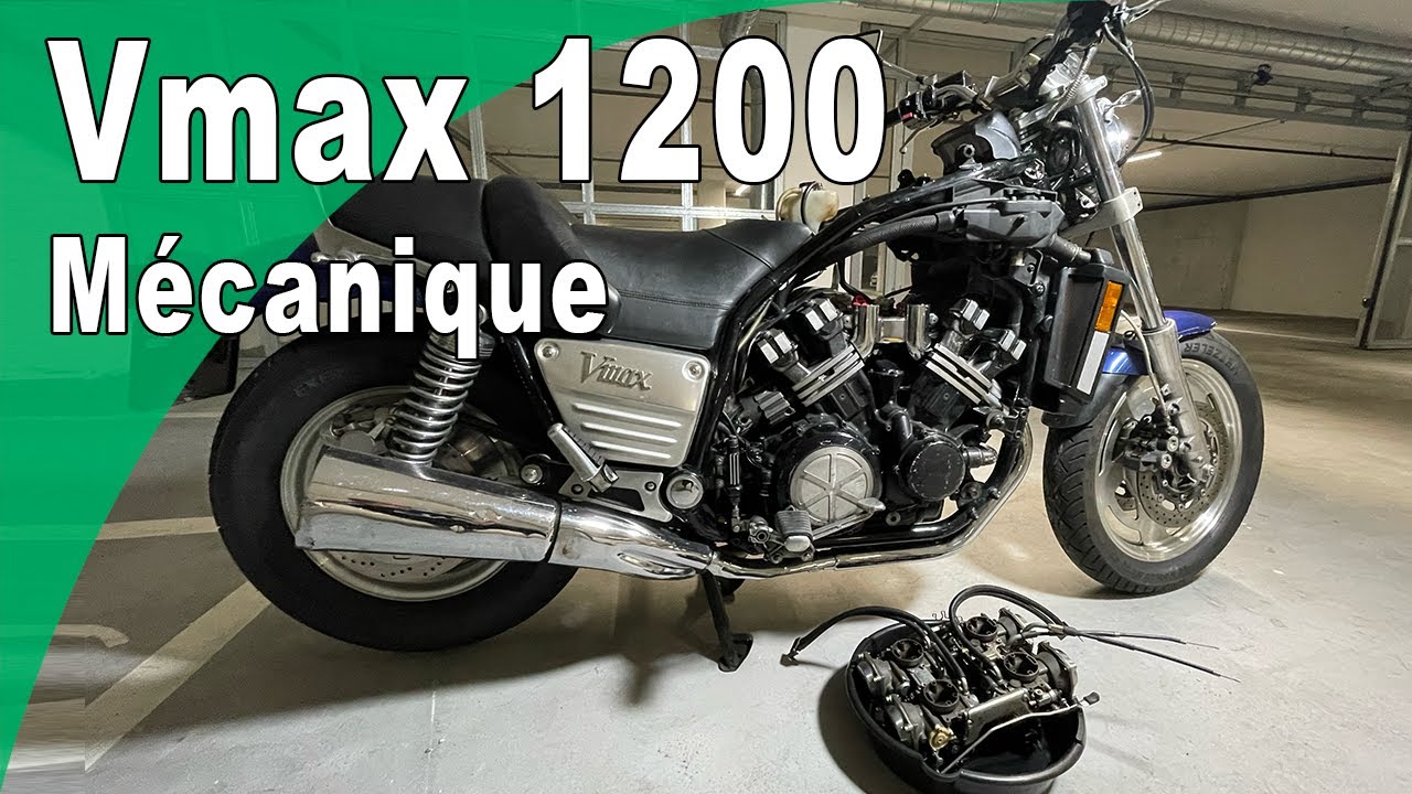 Mécanique : Yamaha Vmax 1200 nettoyage et démontage de carburateur 4K