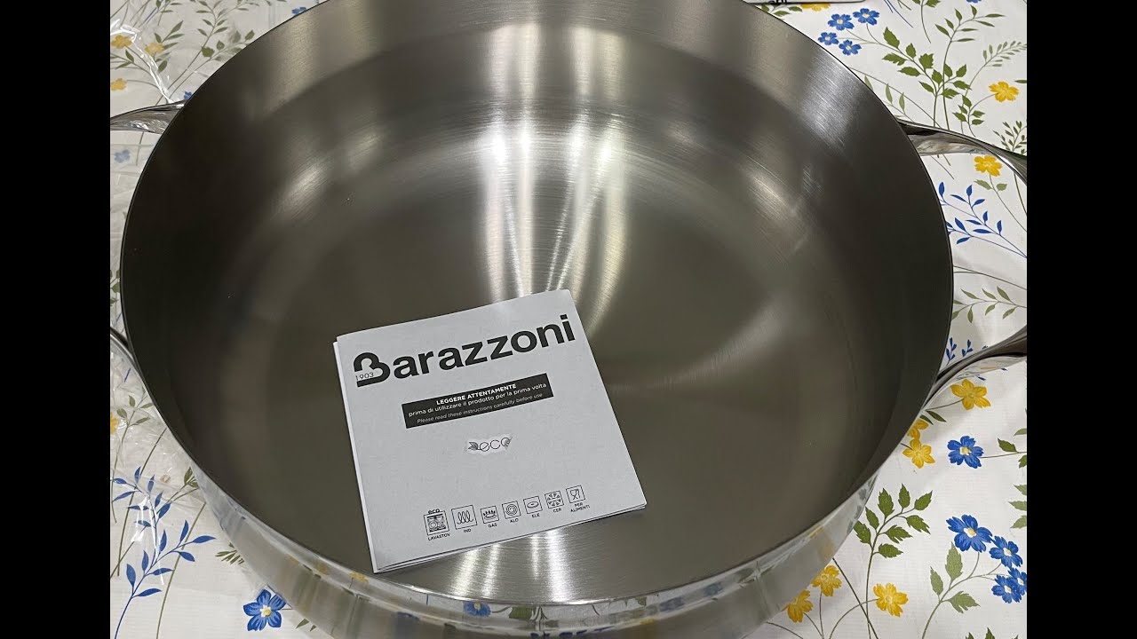 Barazzoni. Жаровня-сотейник от итальянцев. Достаточно низкая в высоту но зато широкая в диаметре.