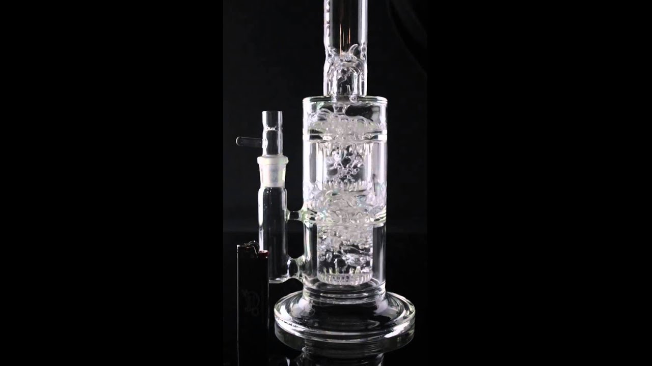 Nexus Glass Juggernaut with Double Inverted Showerhead Percs and Splash Guard