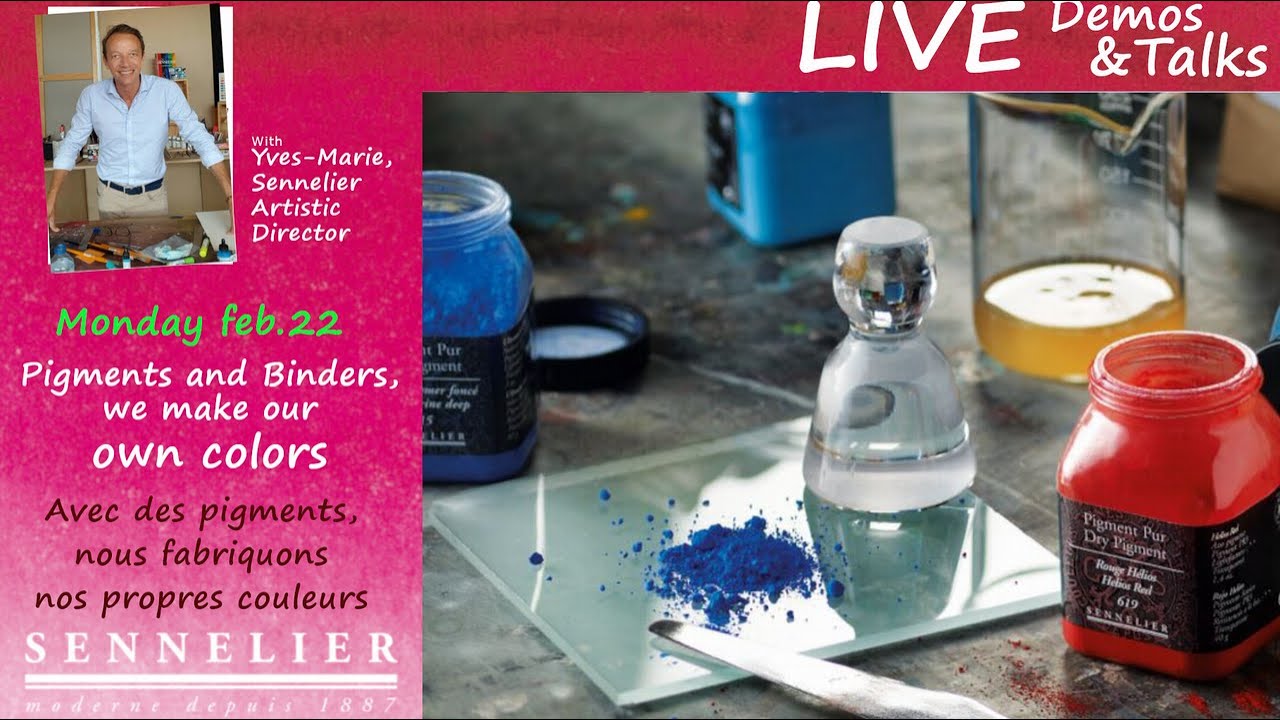 LIVE! Make your Colors with Pigment / Fabriquer sa couleur