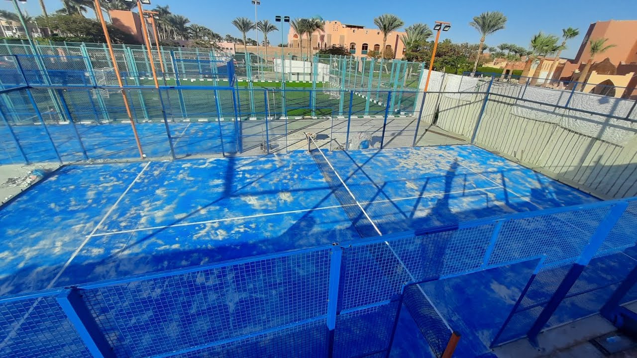تركيب ملعب بادل تنس من اجمل الملاعب البادل 🏡🌲