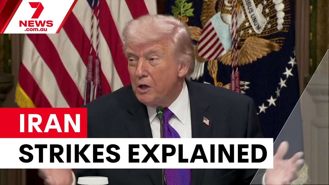 United States reveal Trump assassination plot behind Iran strikes | 7NEWS