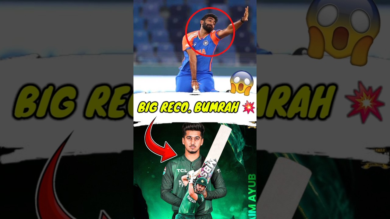 India vs pakistan asia cup 2025 Jasprit Bumrah vs saim ayub 😲 Bumrah Record against pakistan #shorts