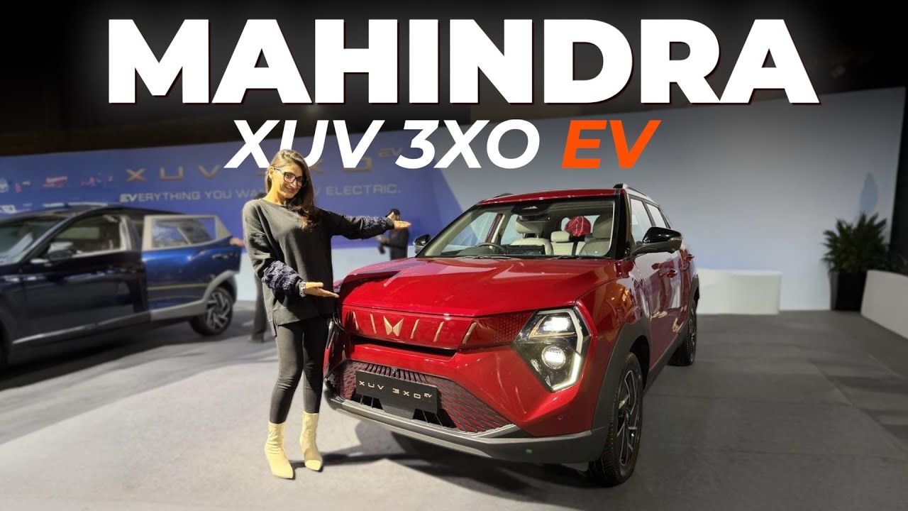 Mahindra XUV 3XO EV Electric SUV Walkaround: Tata Nexon EV Rival | Range, Price, Battery