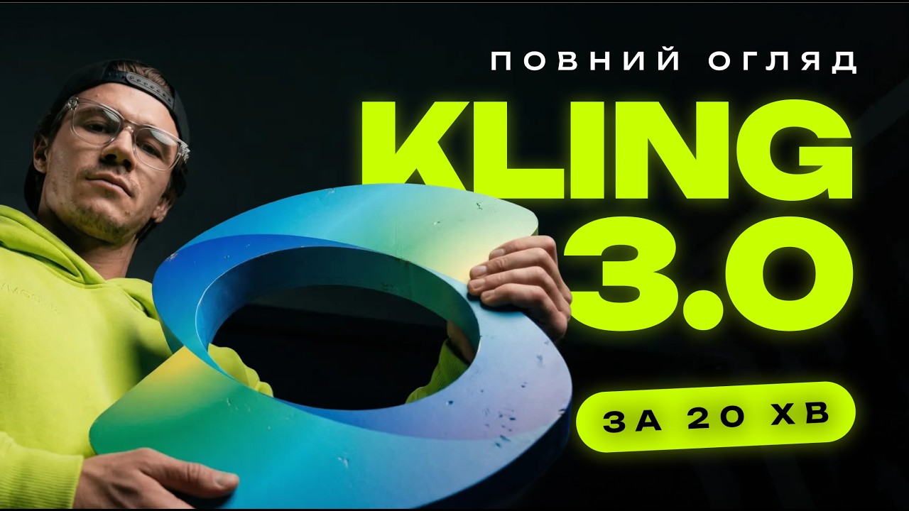 Детальний ТУТОРІАЛ Kling 3.0 в 2026