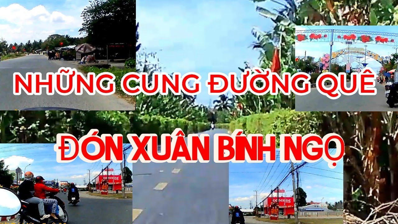 Du Xuân Với Những Cung Đường Quê Sóc Trăng 