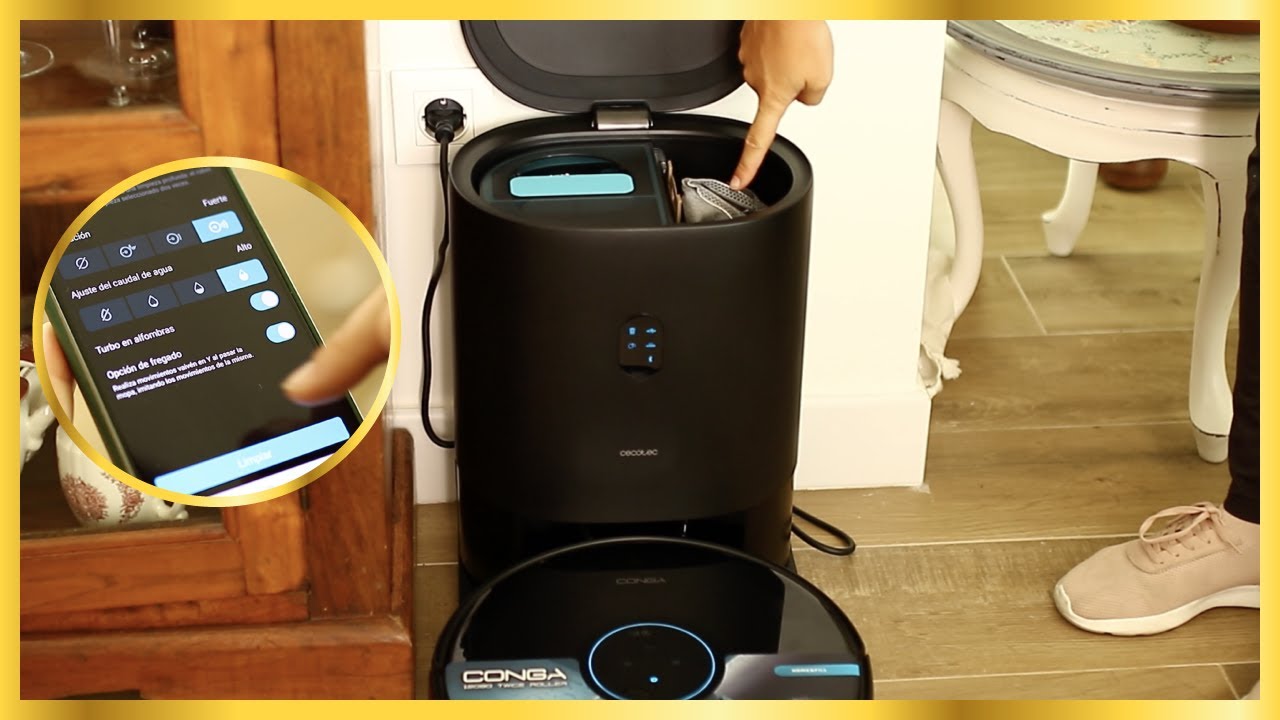 Mejor Robot Aspirador con AUTOVACIADO ✅ Conga 12090 Twice Roller Home&Fill ✅ Opinión honesta