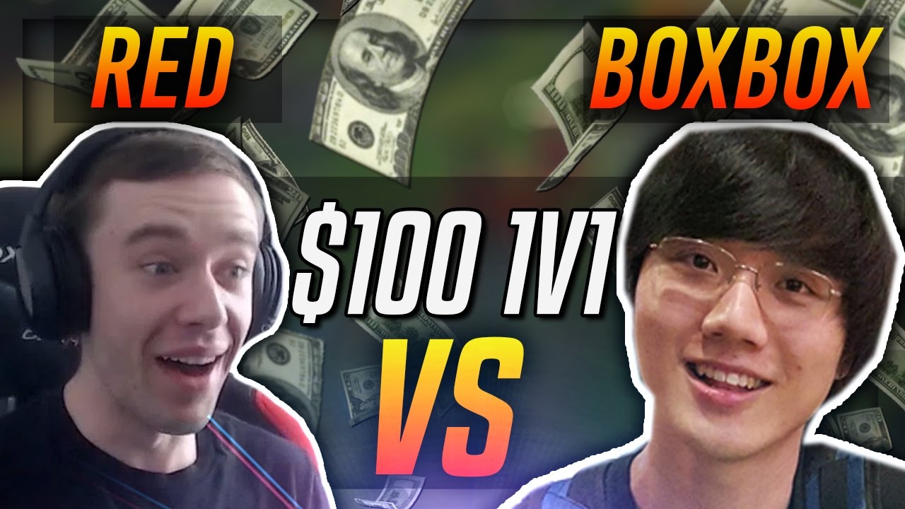 REDMERCY VS BOXBOX | $100 1v1 SHOWDOWN!! - League of Legends