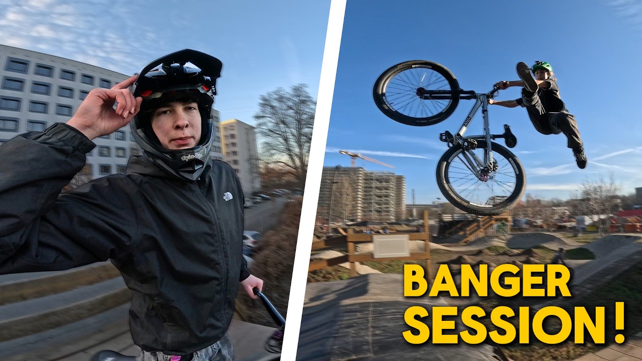 KOMPLETT GEILE SONNIGE Bike Areal SESSION!🤩☀️ + Henri macht 720...🚀