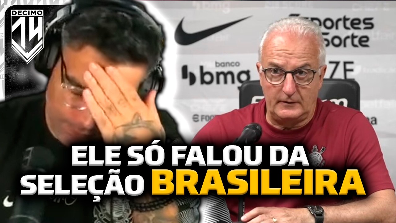 DÉCIMO REPERCUTE A COLETIVA DO DORIVAL