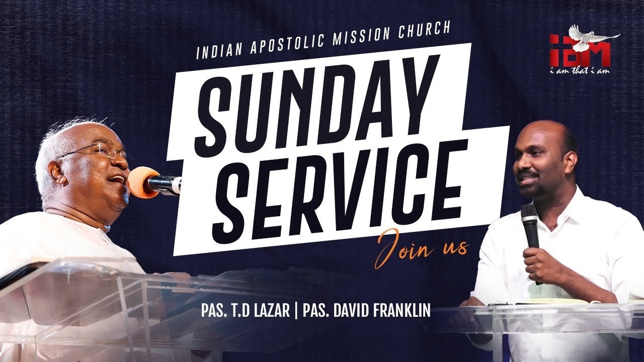 Sunday Evening Service  | 08th March 2026 | Indian Apostolic Mission Church