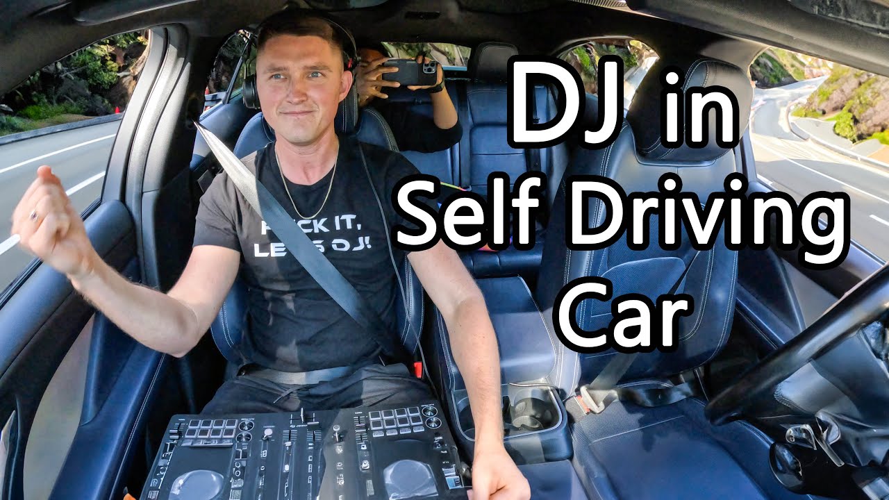 DJ in Waymo | First Ever DJ Live in a Self Driving Car