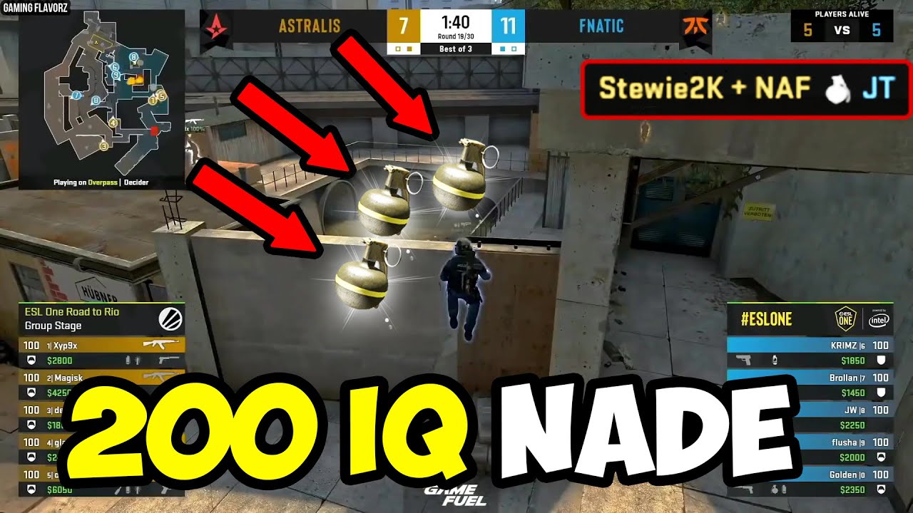 BEST Pro 200 IQ Plays in CSGO