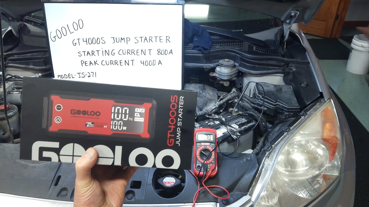 Распаковка и инструкция по использованию пускового устройства GOOLOO GT4000S (модель JS-271), нас...