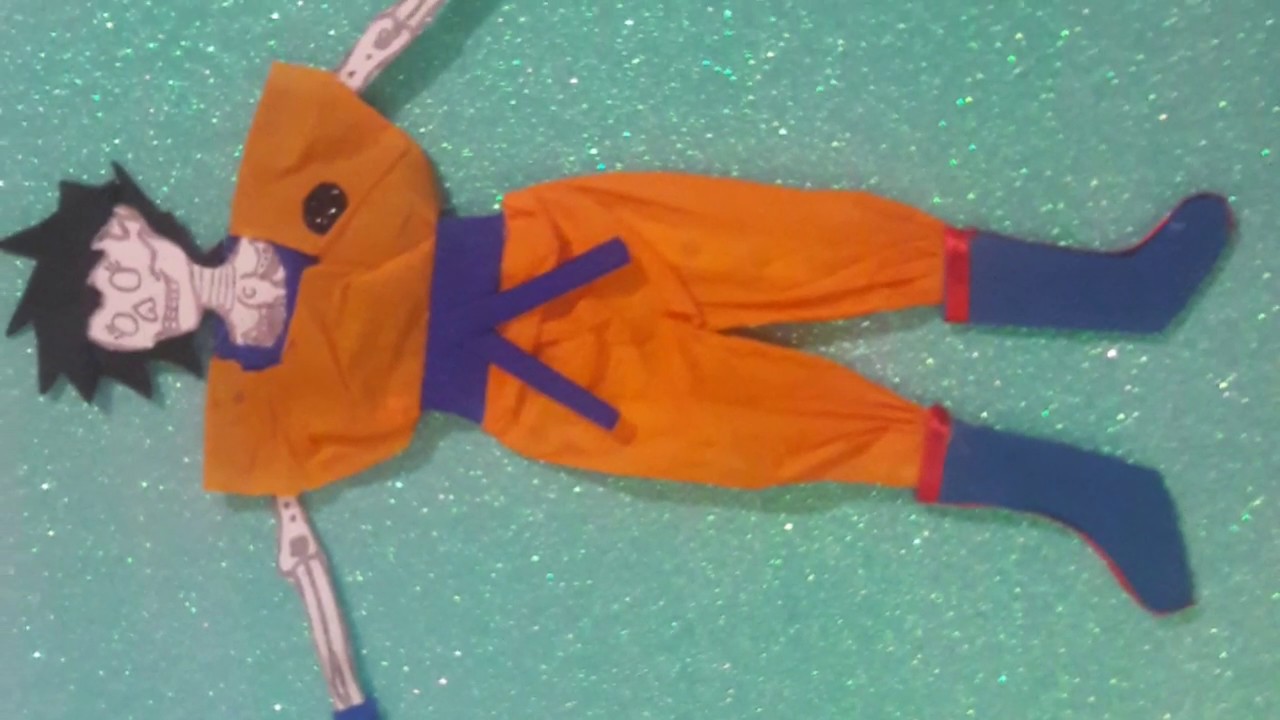 Como vestir una calaverita de goku