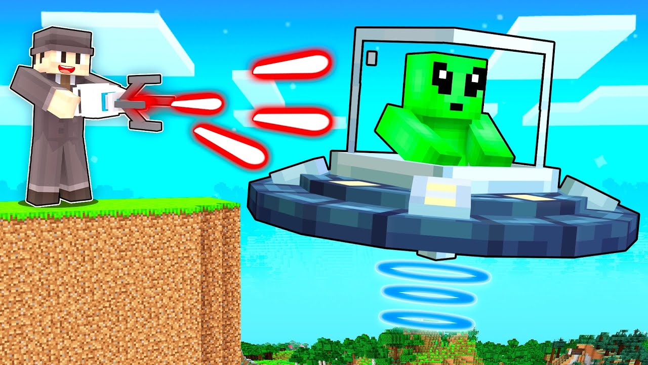 POLUJĘ NA UFO w MINECRAFT
