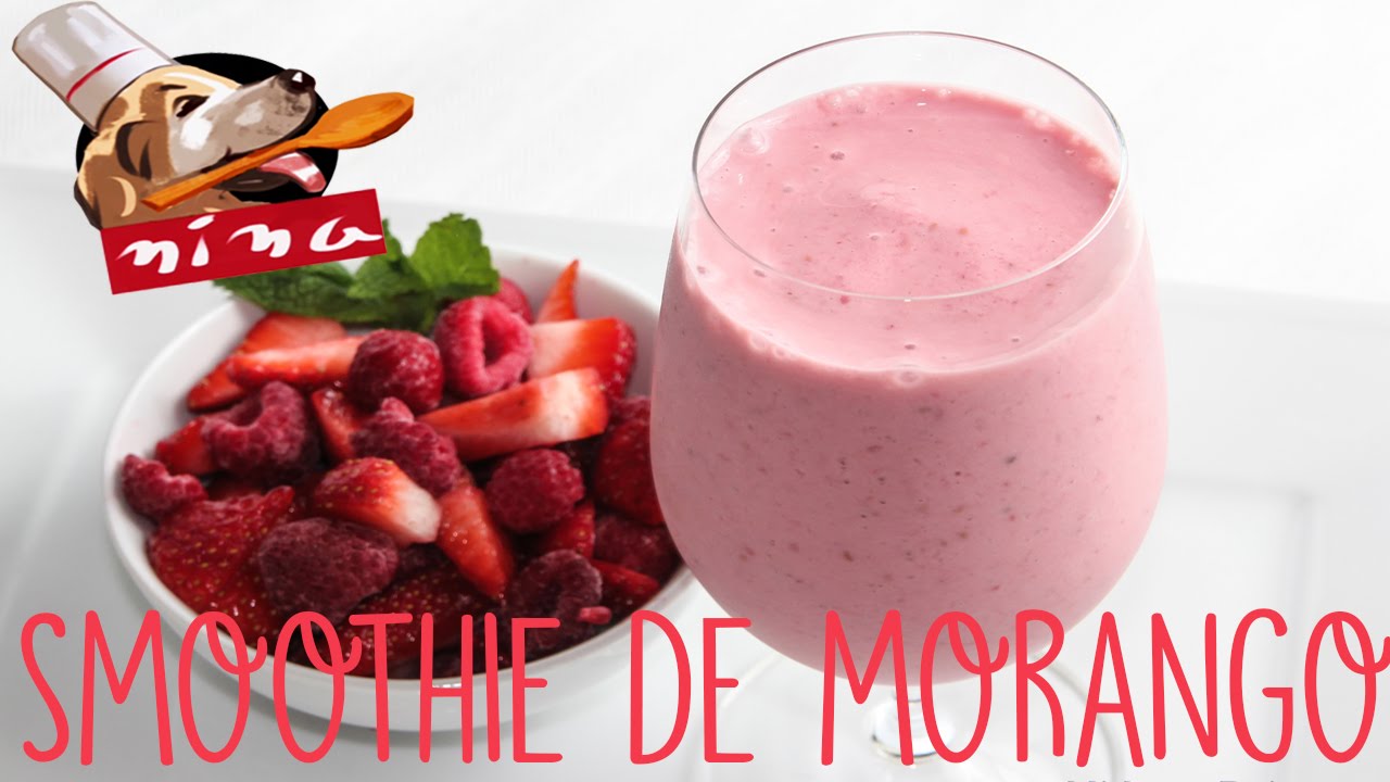 SMOOTHIE DE MORANGO | Cozinha da Nina #4