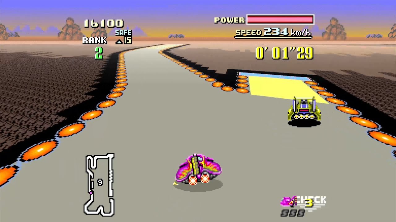 F-Zero Custom Tracks: On the Road again / Hack in HD 16:9 / SNES / bsnes