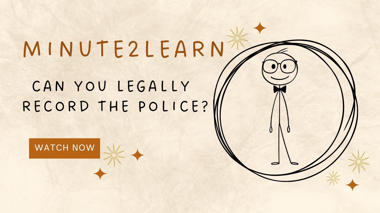 Can you RECORD the Police?