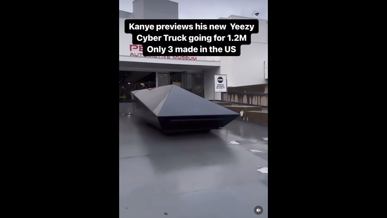 Kanye West New Yeezy Cyber Truck For $1.2M Only 3 Made 😮