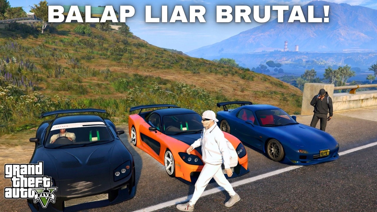 Drag Brutal Melawan RX7 Spirit & RX7 Veilside Berakhir dengan Kejadian Tak Terduga || GTA 5 Roleplay