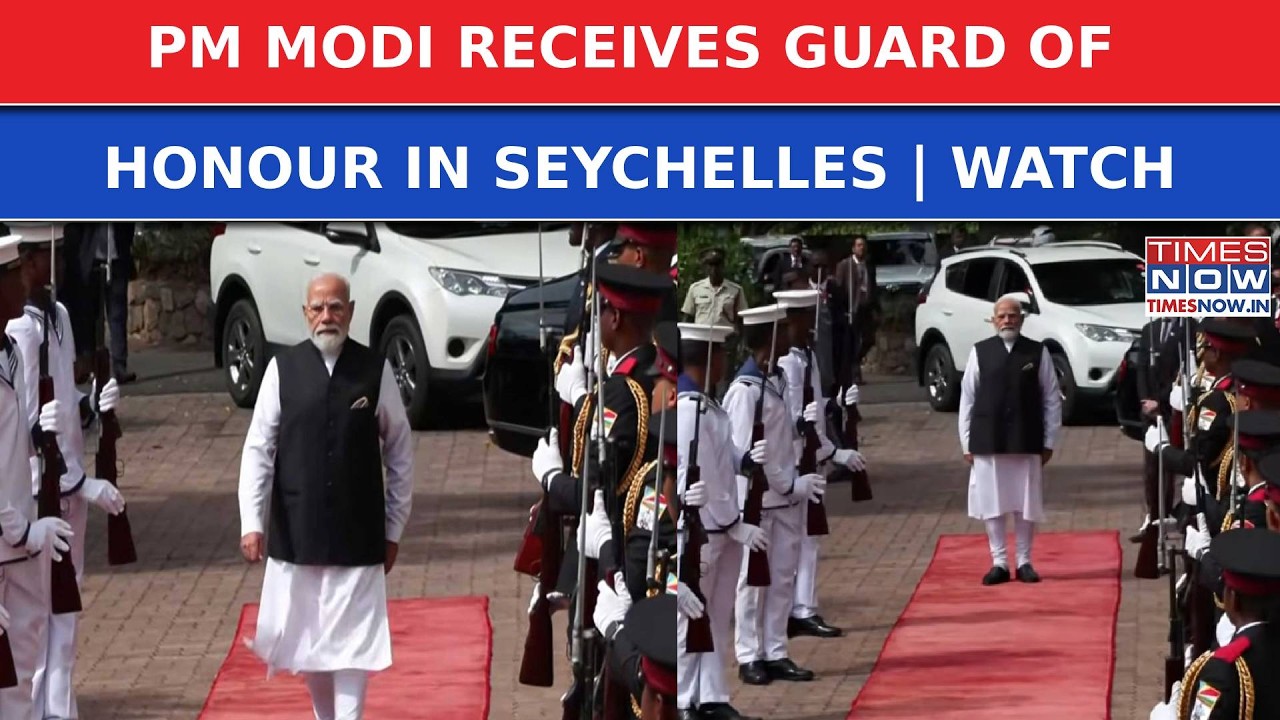 PM Modi Receives Guard Of Honour In Seychelles, Holds Talks With President Herminie | WATCH