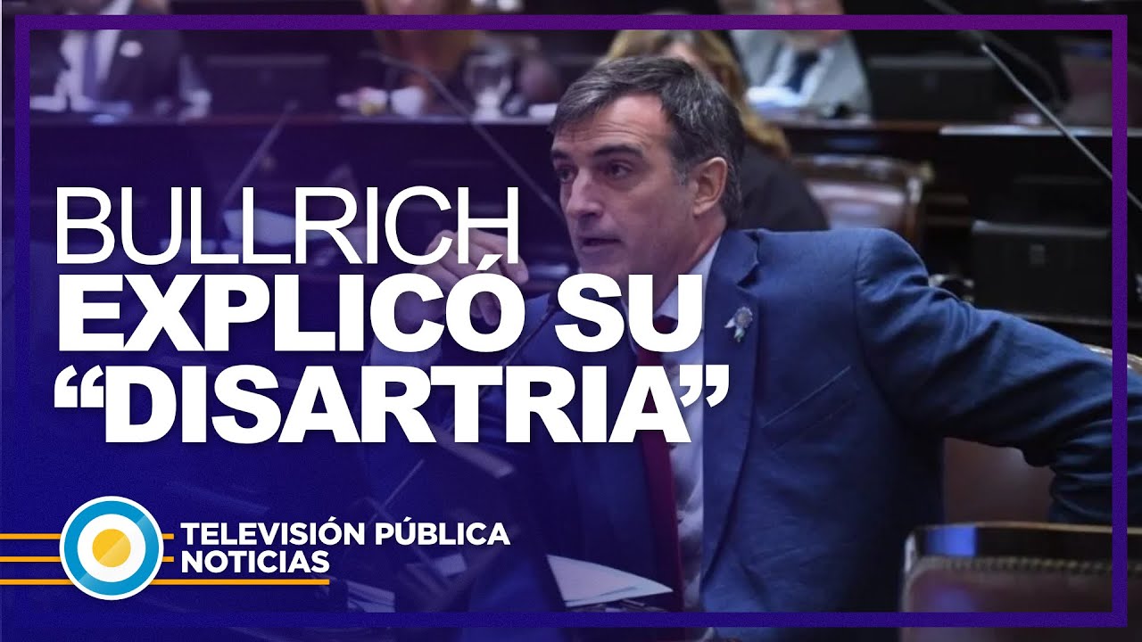 Esteban Bullrich salió a explicar por qué habla con dificultad