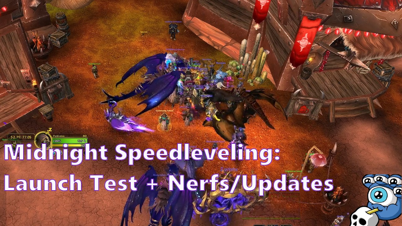 WoW Midnight Speedleveling: Launch Test Info and other Updates