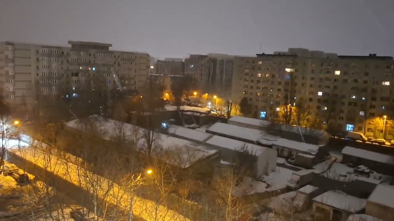 Ninsoarea din noaptea de 20 spre 21 februarie 