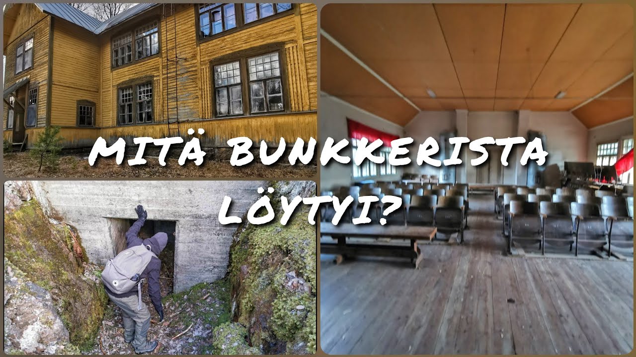 Salpalinjan varrelta autio / hylätty suojeluskuntatalo & bunkkeri 4k 2020 tutkimusmatka urbex