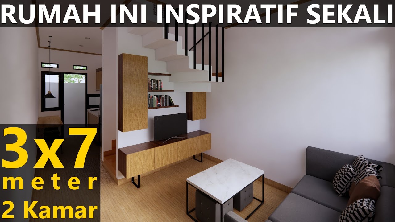 Sungguh Inspiratif ! Rumah Minimalis ini hanya berukuran 3x7 meter