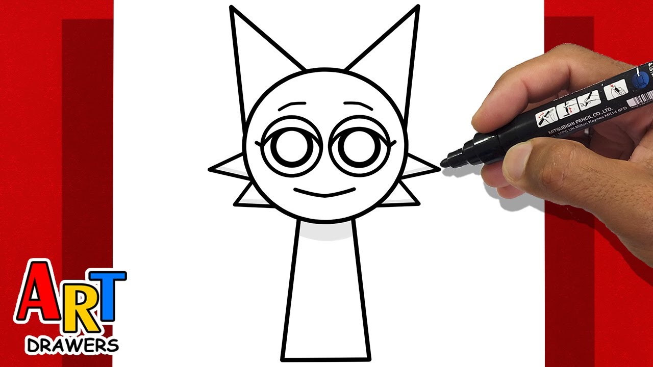 How To Draw Wenda - INCREDIBOX SPRUNKI🤍🤍🤍
