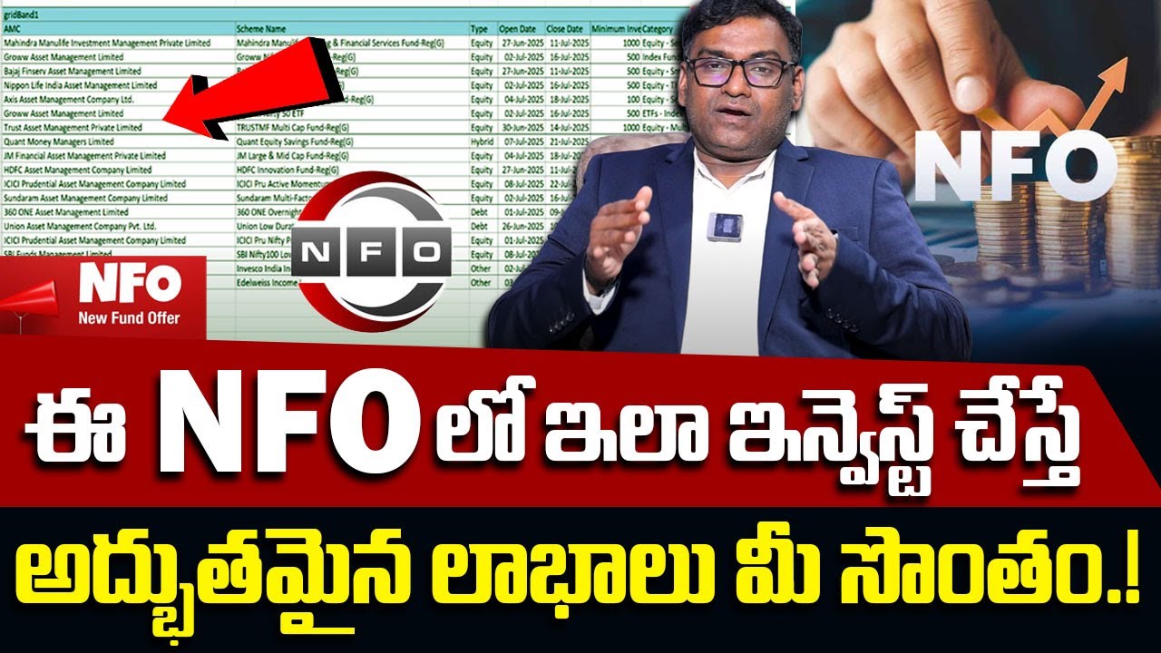 How to Invest New Fund Offer { NFO } Mutual Fund Telugu | Best Mutual Funds 2025 | Anil Kumar batchu