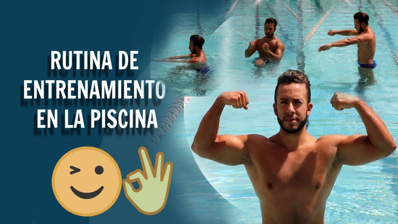 Rutina de ejercicios para hacer en la piscina// ejercicios efectivos y faciles//