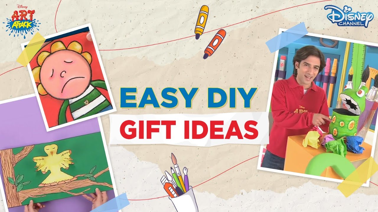 Easy DIY Gift Ideas for Any Occasion | Art Attack | @disneyindia